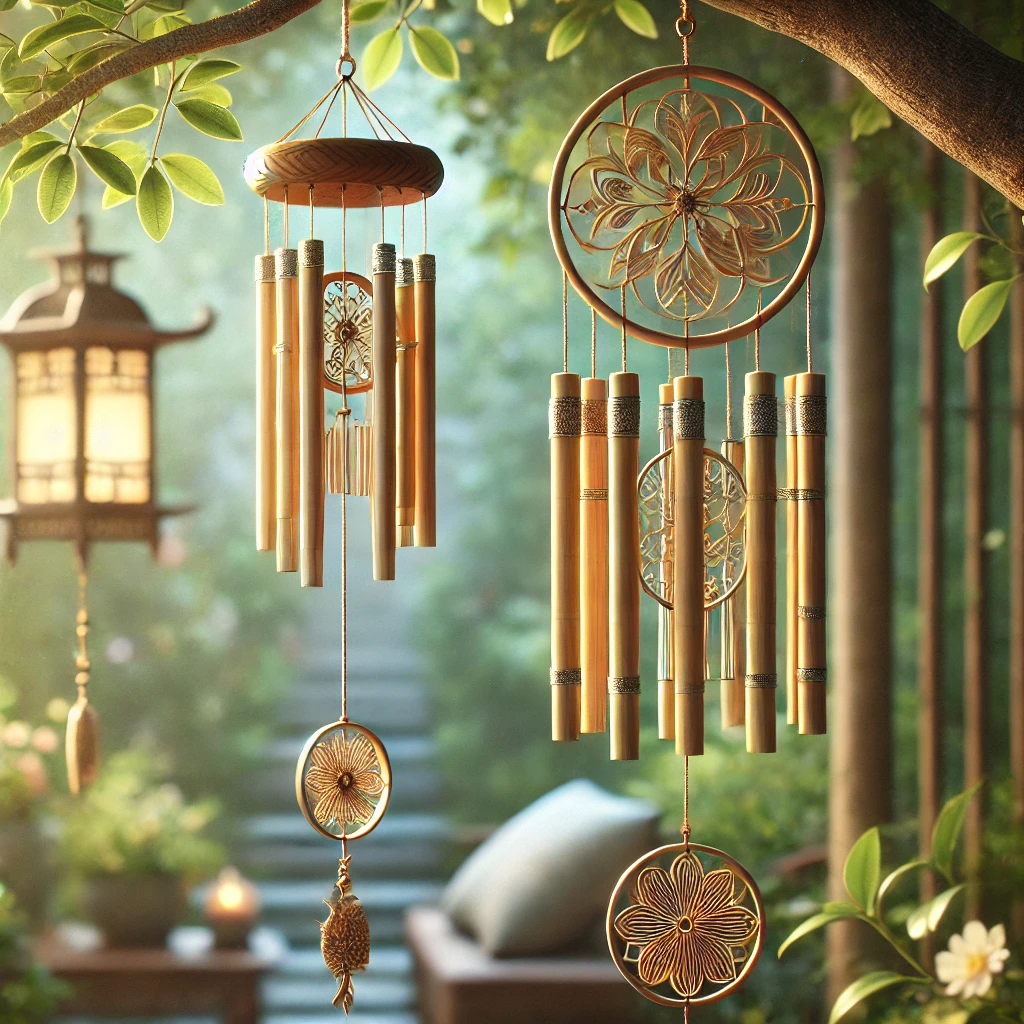 Big bamboo wind chimes