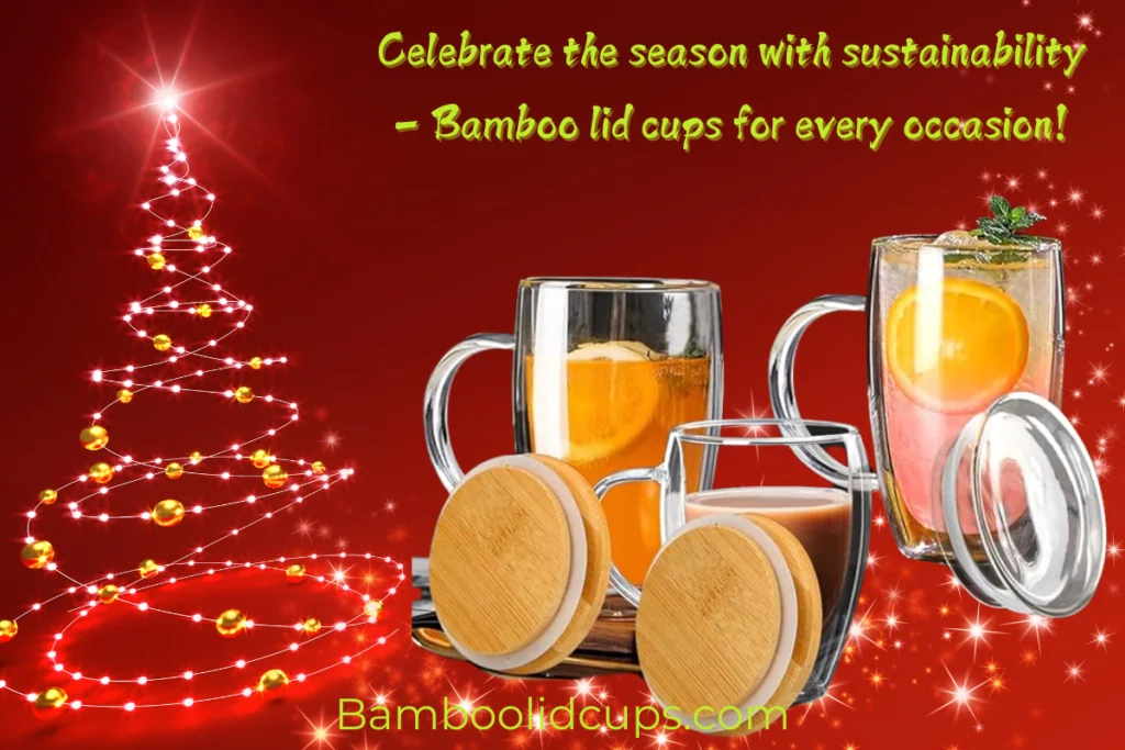 Eco-Friendly Bamboo Lid Cups